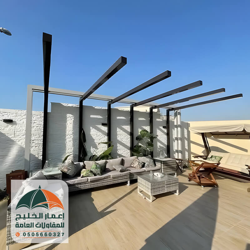 برجولات حدائق جلسات خارجية