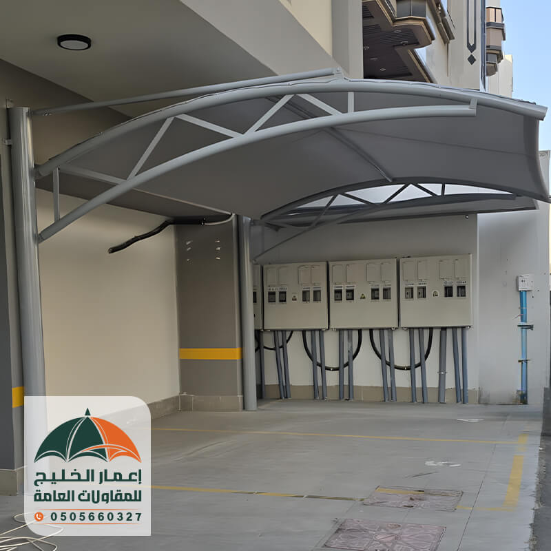 مظلات معلقه بدون أعمدة للسيارات مؤسسة إعمار الخليج