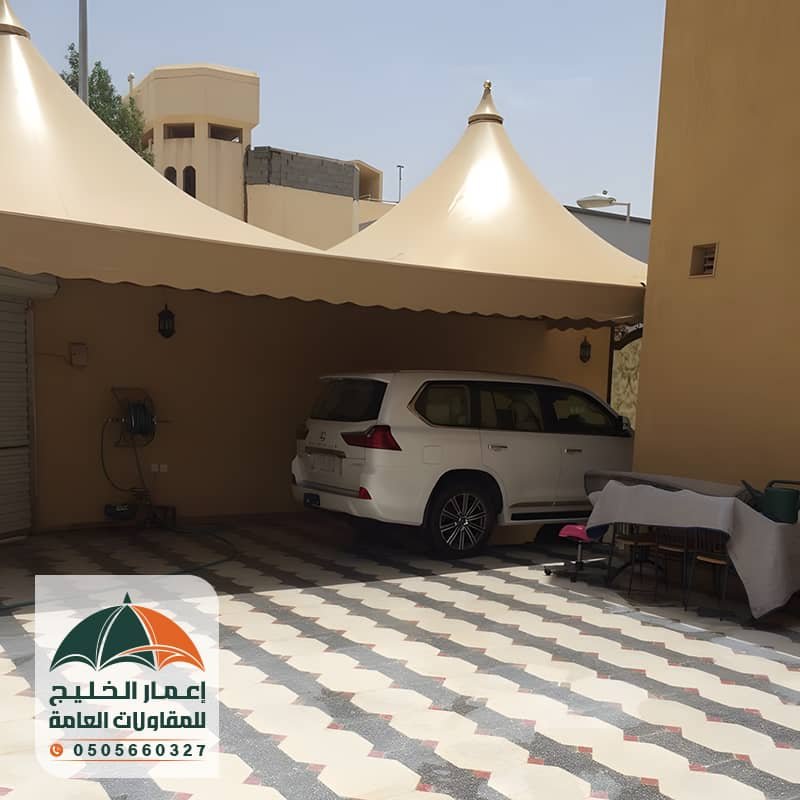 مظلات قبب للسيارات